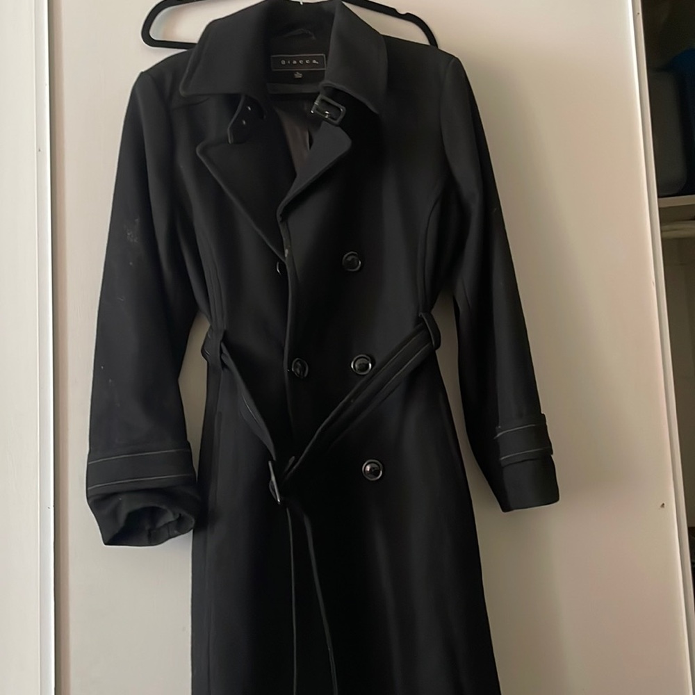 Coat black elegant
